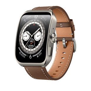 适用于oppowatch4pro表带真皮OPPOWatch3Pro表带牛皮质腕带watch2替换创意智能手表带男士46mm商务舒服透气