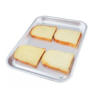 长方形面包烘焙铝盘烤箱烤盘餐具储物盘冷餐凉菜卤菜药盘茶盘餐盘