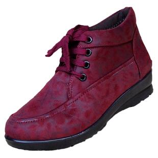 老北京布鞋女款秋冬二棉鞋中老年妈妈鞋加绒柔软防滑奶奶鞋老年鞋