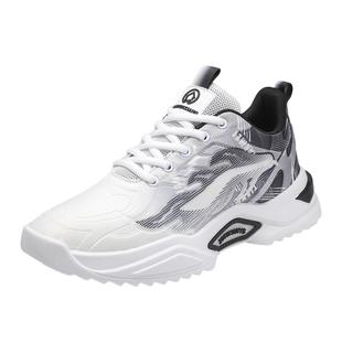 毒液男鞋冬季厚底防滑休闲百搭潮鞋青少年跑步轻便运动增高老爹鞋