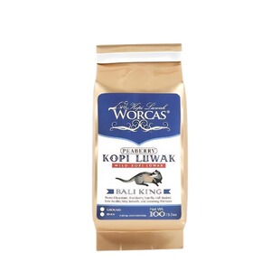 印尼进口WORCAS巴厘岛野生猫屎咖啡豆粉peaberry正品手冲醇厚低酸