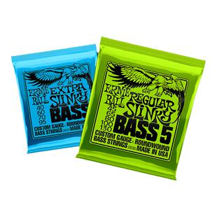 eb贝斯弦ernie ball电贝斯琴弦bass弦镀镍电贝斯弦四弦 五弦美产