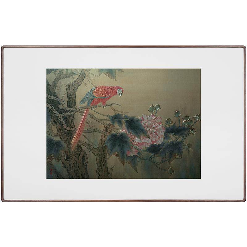 铜师傅铜雕画《醉眼看花》