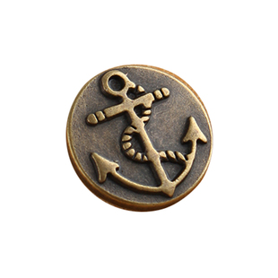 复古风四合扣 手工DIY皮革拼布布艺 服饰摁扣复古扣子 633型5套价