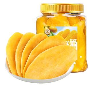 米勒猴芒果干500g罐装大片果干蜜饯果脯水果干凉果儿童休闲零食