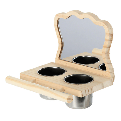 高能鹦鹉解闷自嗨镜子鸟站架玩具