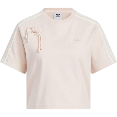 Adidas/阿迪达斯正品三叶草女士新中式运动透气经典宽松T恤KB6399