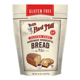 Bob's Red Mill鲍勃红磨坊无麸质面包粉BREADMIX家用美国进口454g