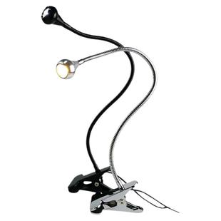 LED创意夹子射灯简易夜读灯护眼看书灯卧室床头灯夹子插电小台灯