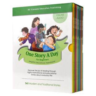 One Story A Day For Beginners 一天一个晚安英语故事 初级 幼儿365个故事12册 小学生英语启蒙绘本课外阅读读物睡前故事英文原版