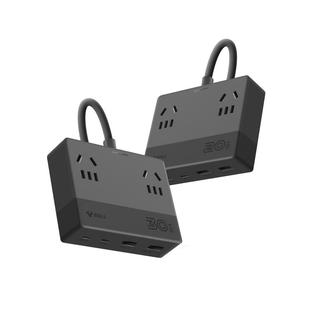 公牛魔盒插座20w/30w/67wUSB氮化镓快充小巧桌面充电站插排接线板