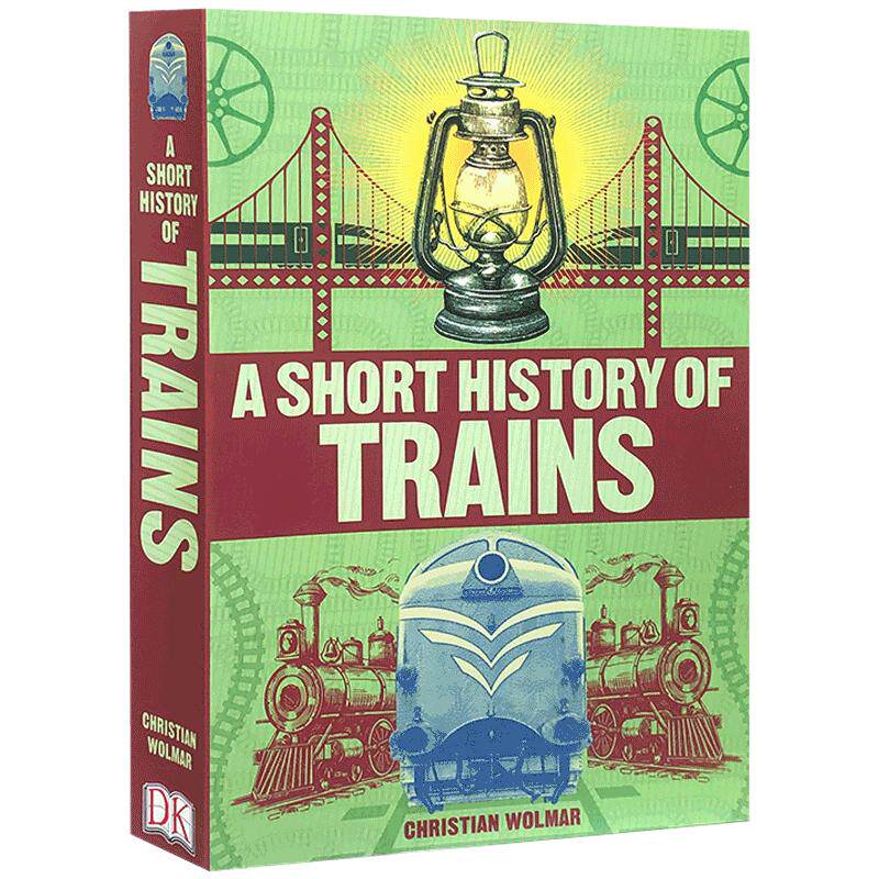 英文原版绘本 A Short History of Trains 火车的简史 关于火车的历史儿童历史科普读物