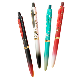 【马年生肖限定】点石时空舱天马行空双珠速干中性笔按动静音黑科技中学生刷题考试黑笔老师办公签字笔0154A4