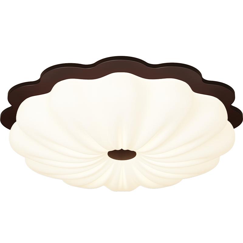 箭牌中古奶油风卧室灯创意温馨儿童房护眼吸顶灯全光谱男女孩灯具