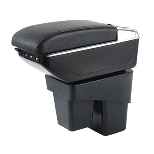 09-13年本田二代飞度扶手箱老款飞度两厢专用改装中央手扶箱配件