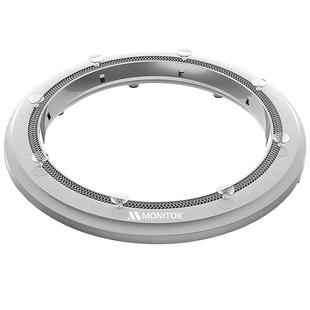 餐桌自动转盘底座电动大圆桌木玻璃转盘器智能桌面旋转台家用酒店