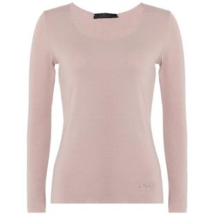 LACLOVER兰卡文水漾肌肤简约圆领长袖打底上衣轻暖御寒LC72RB1