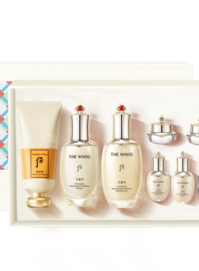 【官方正品】Whoo后天气丹5A焕活紧透水乳保湿紧致+洁面180ml