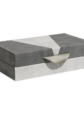 轻奢风样品房间卧室收纳装饰盒