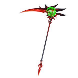 仆人周边镰刀赤月之形金属武器模型阿蕾奇诺佩露薇利摆件cos耳饰