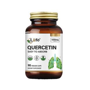 Liife厉孚槲皮素美国进口肺动力胶囊养肺片护肺部保健品进口正品