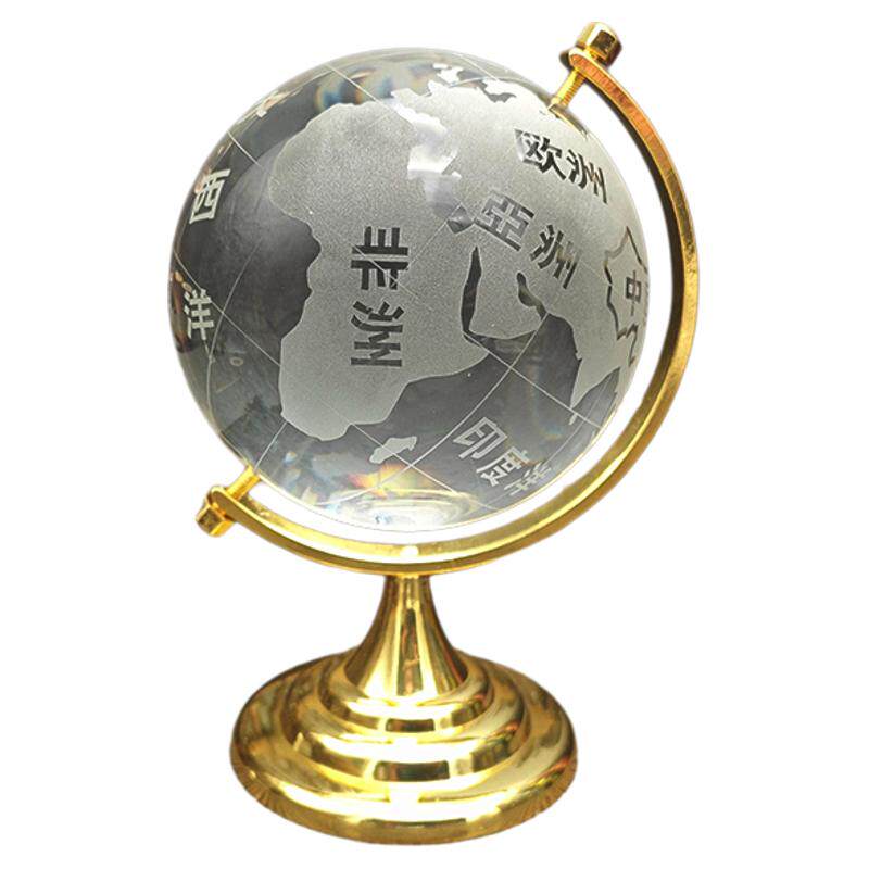 毕业季礼品金属底座水晶地球仪品质摆件送闺蜜同学老师商务礼物