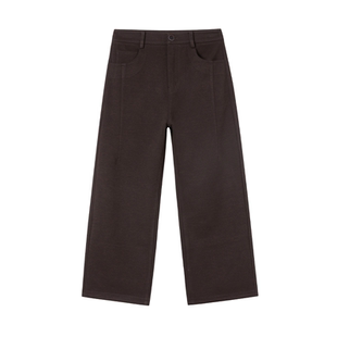 GANT/甘特秋冬新款女士加厚毛呢休闲裤通勤百搭复古风锥形小脚裤
