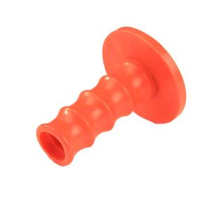 汉顿扁凿子塑料护套尖凿錾子混凝土劈打石头石工钢钎橡胶手柄扁头