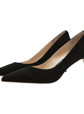 NineWest/玖熙羊皮高跟鞋