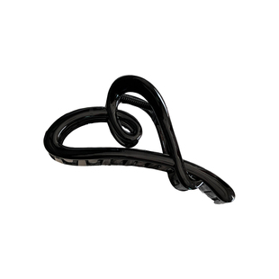 许我耀眼赵露思同款茶色爱心抓夹女韩系发夹头饰简约后脑勺鲨鱼夹