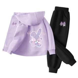 真维斯童装女童套装2026新款女大童春季薄款外套儿童春装一整套潮