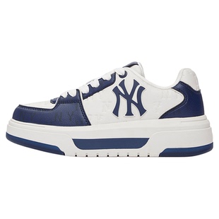 MLB官方张凌赫同款运动鞋厚底男板鞋女复古休闲鞋老花学长鞋SXCLD