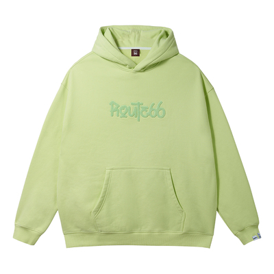 ROUTE66毛巾绣连帽卫衣