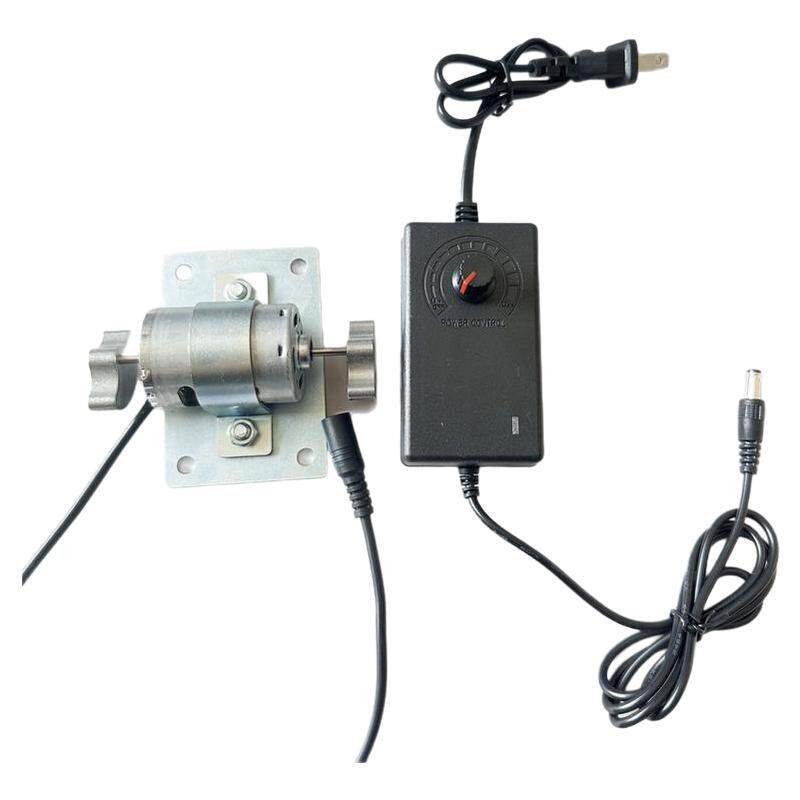 DYCH12V双头振动马达可调速频率50HZ，DC母头和USB接口插线即可用