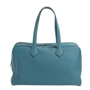 维多利亚Victoria35cm 意产头层牛皮大容量单肩通勤腋下托特包