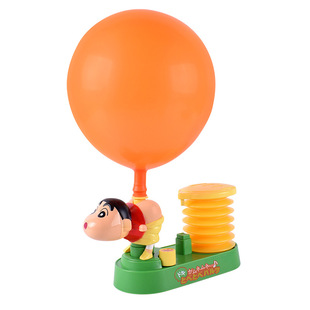 亲子网红桌面游戏惊喜恶搞蜡笔小新放屁吹气球整蛊聚会派对玩具