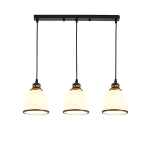 新款餐厅灯吊灯三头现代简约餐桌饭厅网红家庭专用创意美式吧台灯