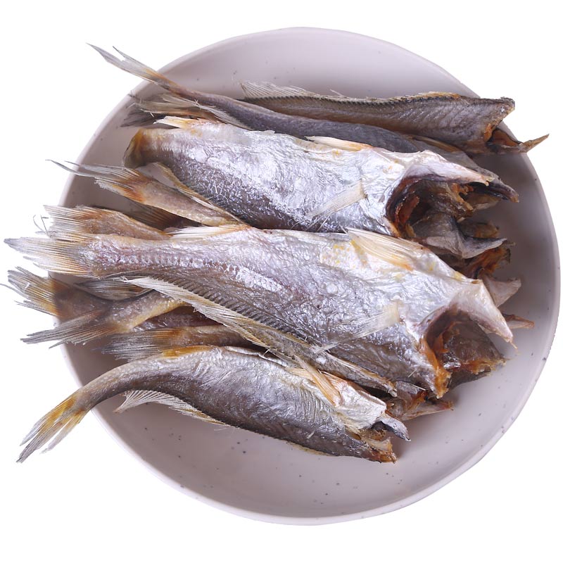 黄花鱼干咸鱼小黄鱼干鲛鲛海鱼干货风干梅鱼浙江台州温岭特产500g