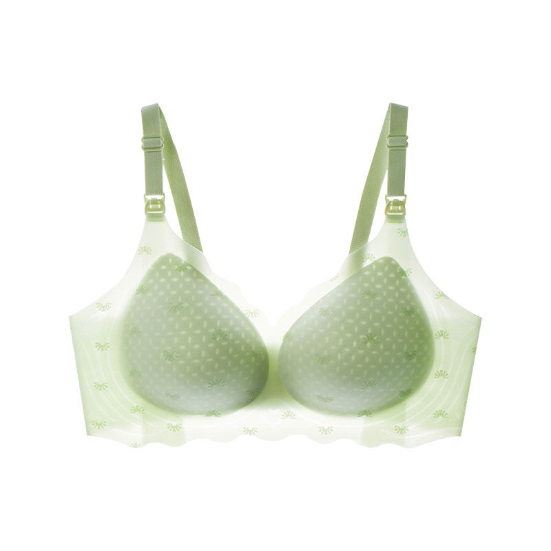【小珊瑚】婧麒哺乳内衣夏季超薄款怀孕期聚拢防下垂孕妇喂奶文胸