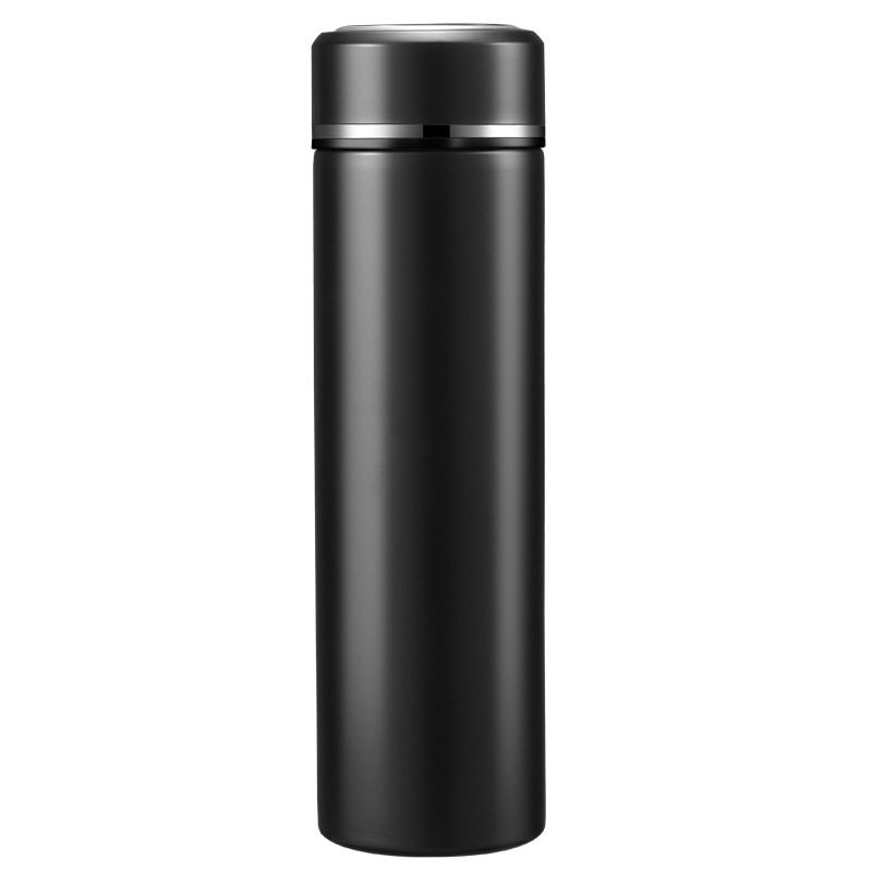 保温杯大容量男士高档泡茶杯不锈钢便携商务水杯茶水分离车载