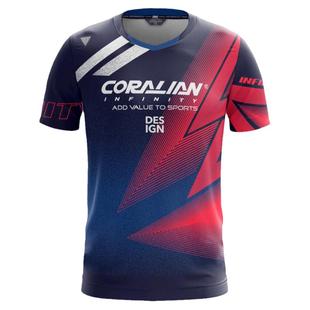 可莱安韩国羽毛球服夏季新款男女短袖情侣队服透气速干运动服套装