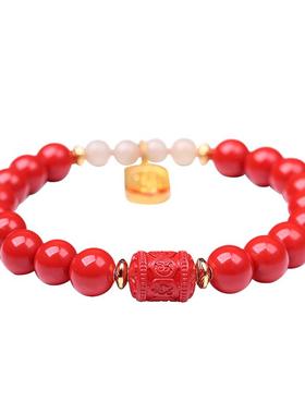 【大师推荐】已开桄纯朱砂手链