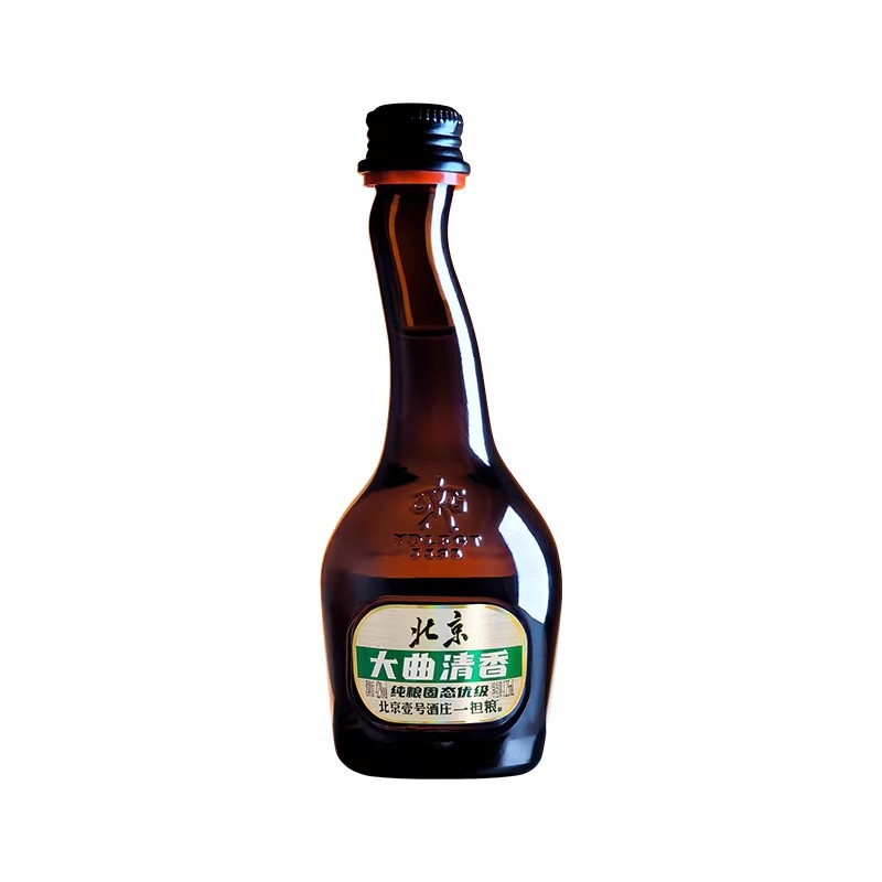 [厂家直发]一担粮北京大曲清香试饮装125ml*1瓶纯粮酿造白酒