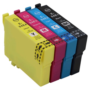 适用爱普生T04E墨盒EPSON XP-2101 XP-4101 WF-2831 WF2851打印机墨水匣T04E1 T04E2 T04E3 T04E4 C13T04E183