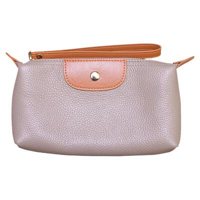 何以头层牛皮撞色手机包手拿包