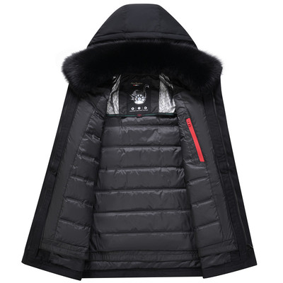 恒源祥中老年男士鹅绒羽绒服