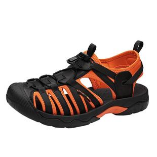 美国外贸 情侣款 户外凉鞋女沙滩鞋防滑登山徒步鞋男包头运动鞋