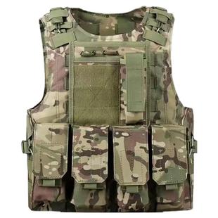 战术背心6094多功能透气马甲迷彩轻量防弹衣CS户外真人插板防刺服