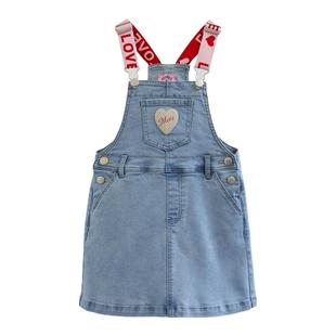 【预售】ILOVEJ韩国童装2026春新款女童牛仔背带连衣裙潮/JYSOP17