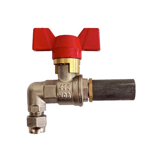 1/4长明火种文华炉煲仔曲尺波仔制柄弯头针阀旋塞阀商用厨具配件